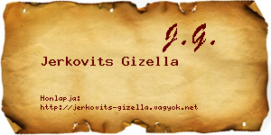 Jerkovits Gizella névjegykártya